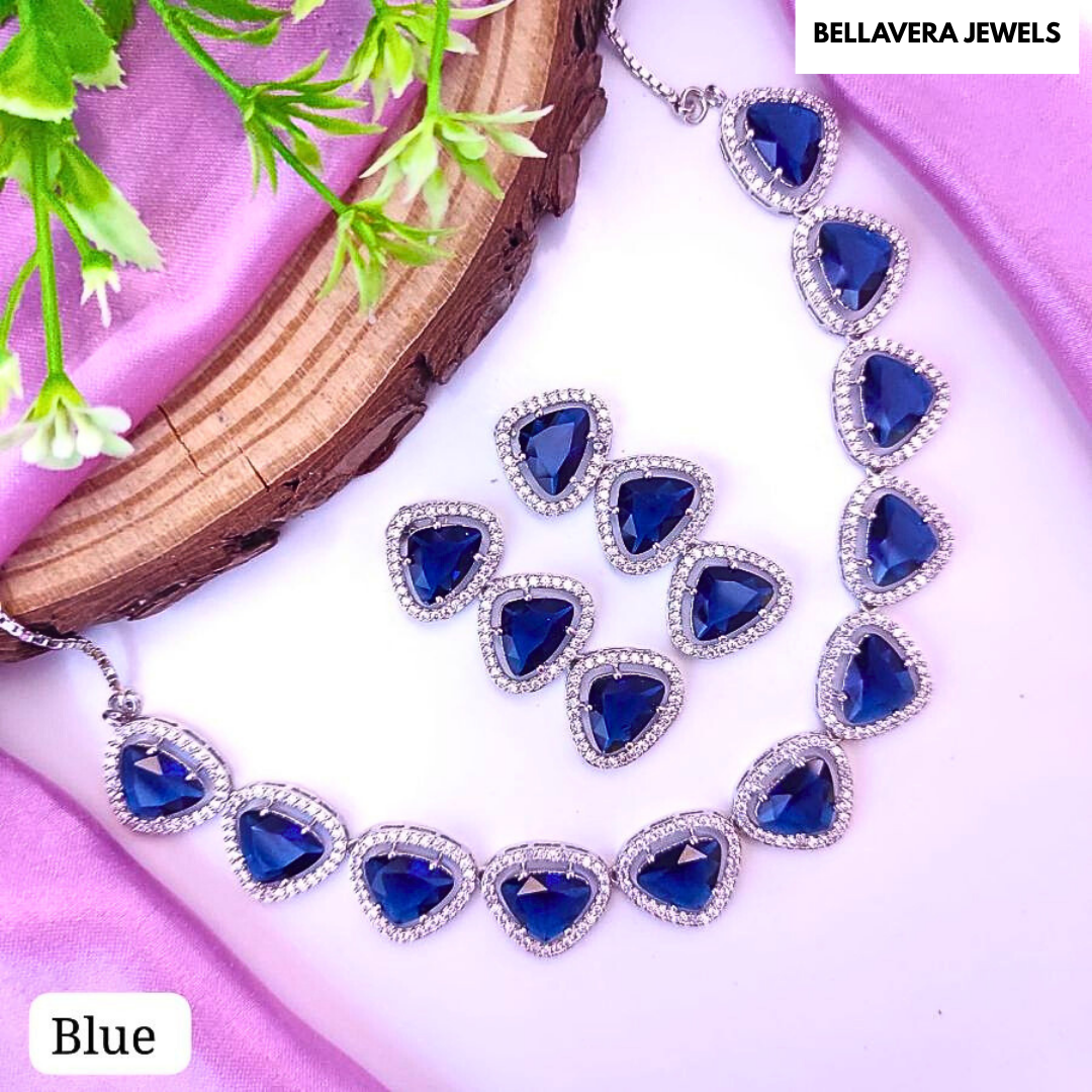 BoldHeartstoneNecklaceSet-BLUE-ADNeck8526