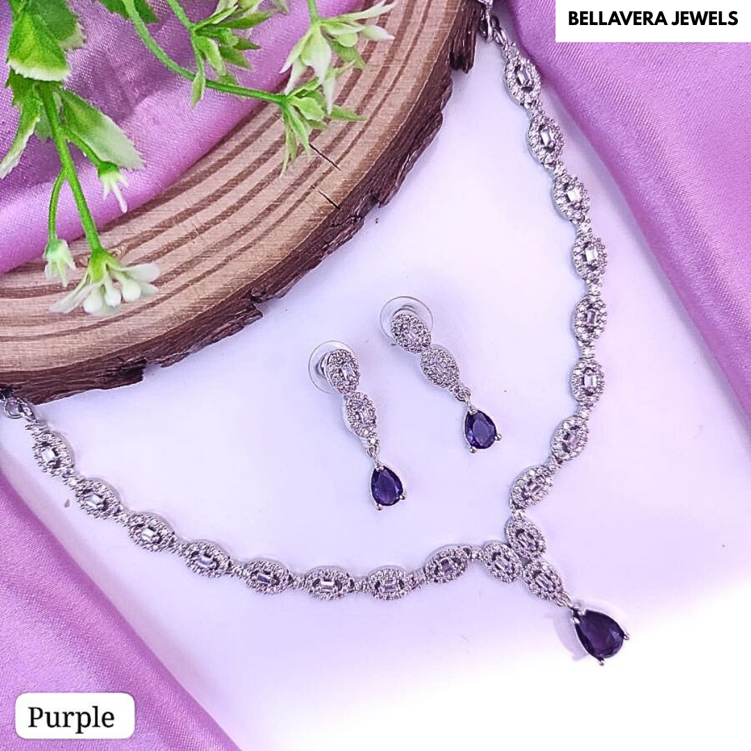 ElegantDropStoneNecklaceSet-PURPLE-ADNeck8657