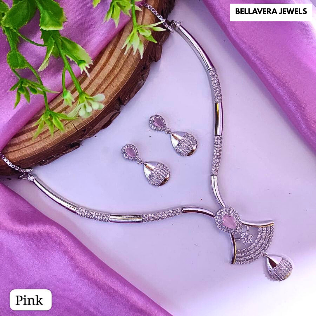 ElegantEmeraldDropNecklaceSet-PINK-ADNeck8558