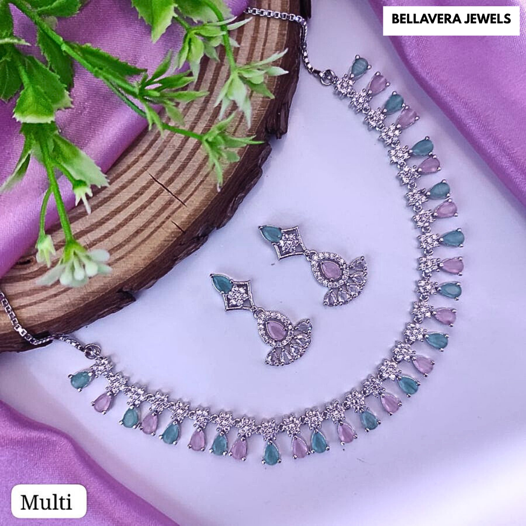 ElegantTeardropNecklaceSet-MULTI-ADNeck8516