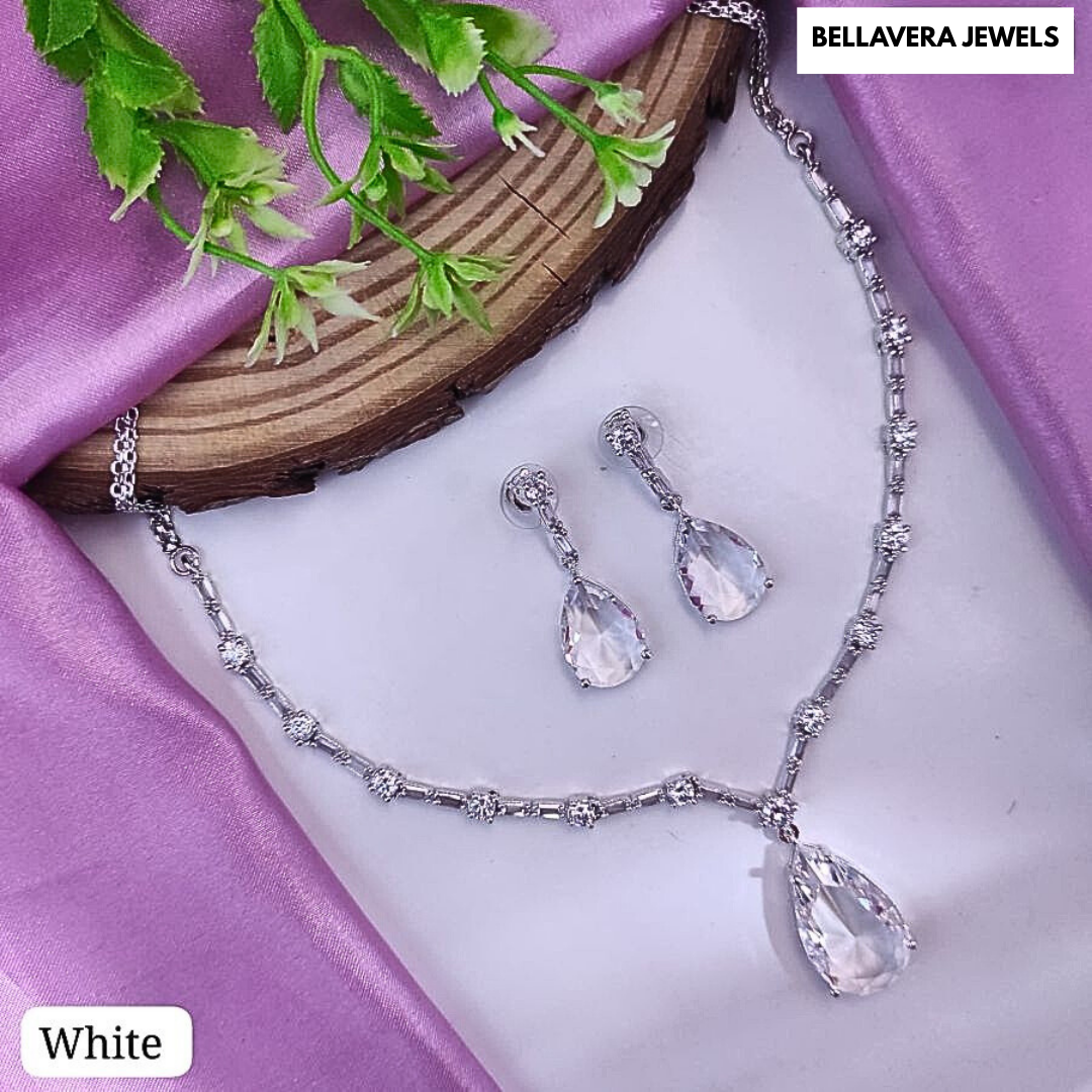 ElegantTeardropNecklace_EarringSet-WHITE-ADNeck8766
