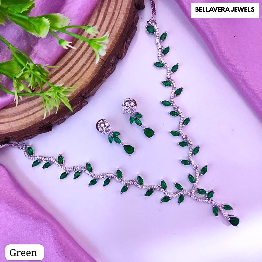 LightweightFloral-InspiredJewellery-GREEN-ADNeck8609