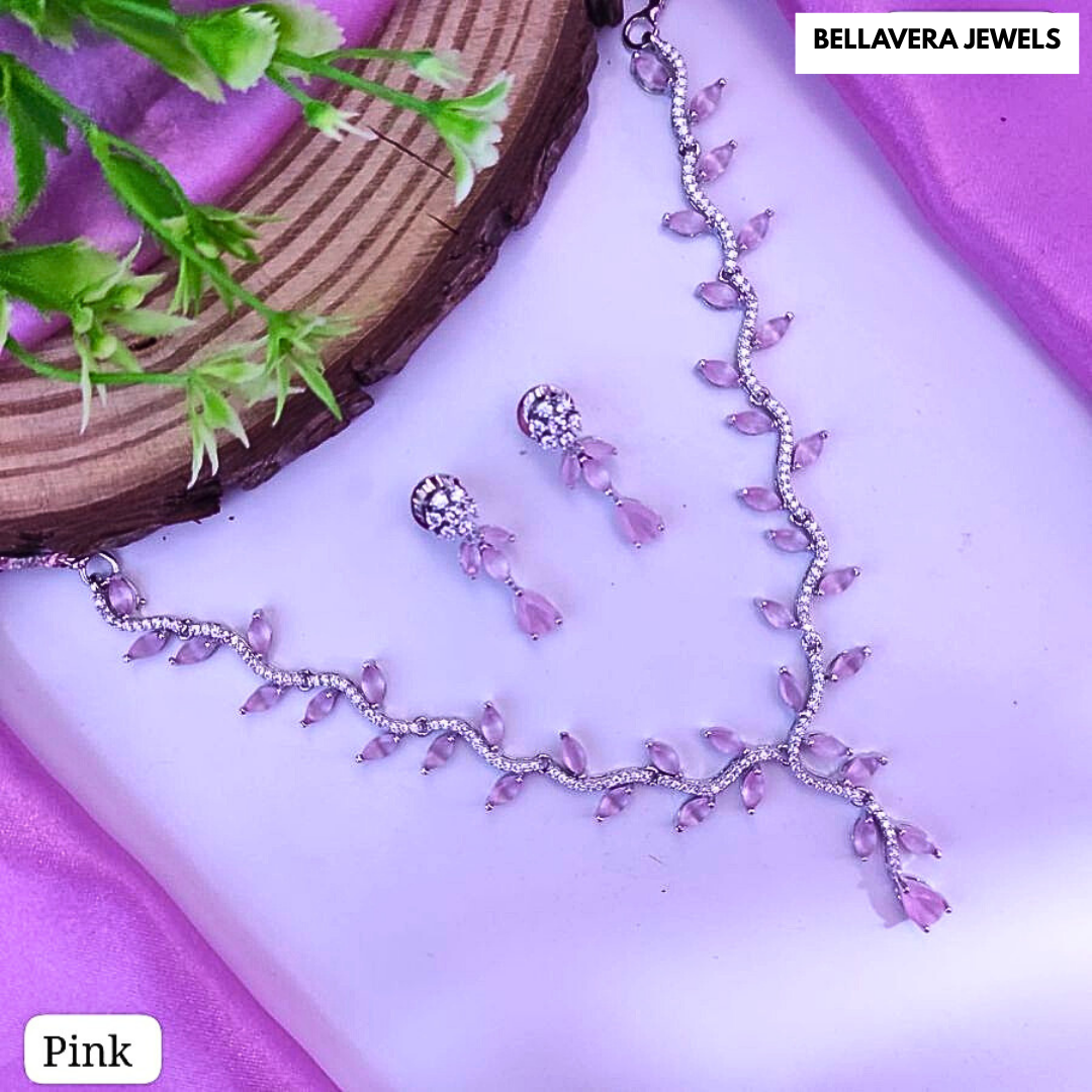LightweightFloral-InspiredJewellery-PINK-ADNeck8612