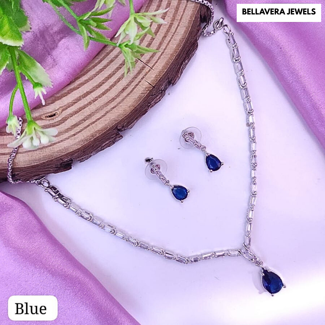 ModernRadianceDropPendantADNecklaceSet-BLUE-ADNeck8639