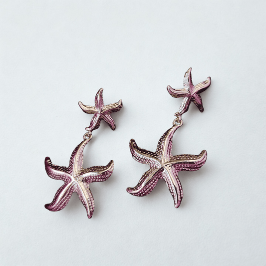 Anti - Tarnish Earring Little Star Fish - Bellavera Jewels