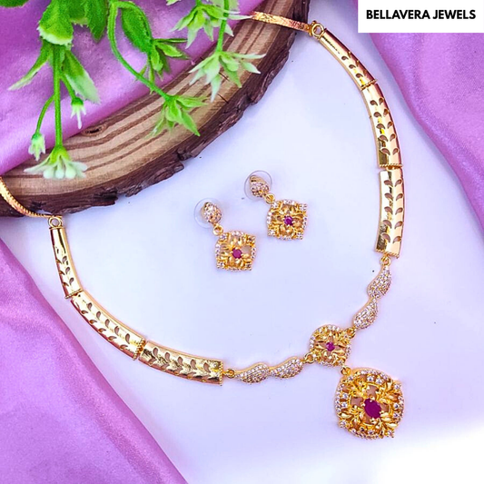 Gold-TonedFloralNecklaceSet-GOLD-ADNeck8506