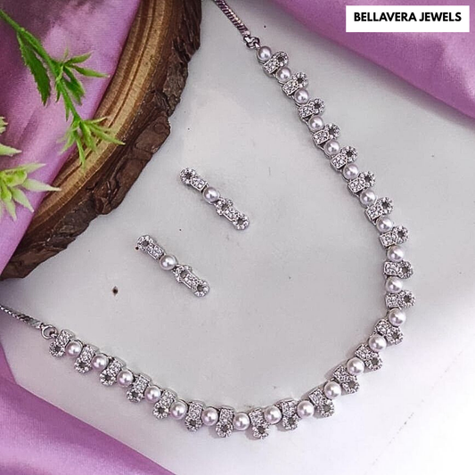GracePearlDropNecklaceSet-SILVER-ADNeck8737