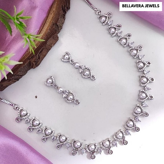 InfinityPearlNecklaceSet-SILVER-ADNeck8736