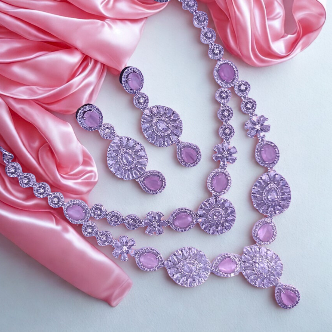 Tear-DropADNecklaceSet-PINK-ADNeck8937