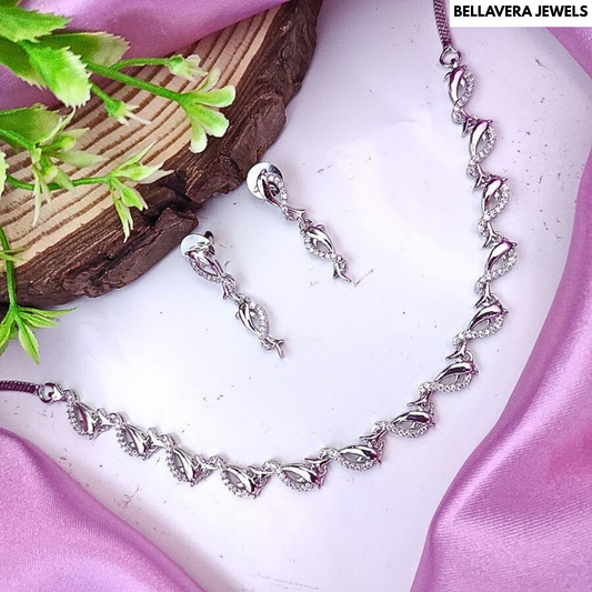 Twirl-DesignNecklaceSet-SILVER-ADNeck8744